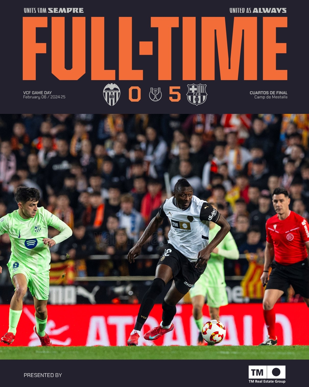 瓦伦西亚险胜晋级，打破对手联赛不败记录